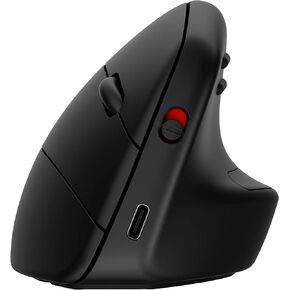 ماوس HP 920 عمودي مريح - تصميم مستقيم - بلوتوث لاسلكي 5.3 ودونجل USB - 5 أزرار قابلة للبرمجة - مستشعر دقيق متعدد الأسطح - بطارية مدتها 16 أسبوع - قابلة للشحن - أجهزة متعددة، أنظمة تشغيل متعددة in Kuwait