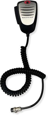 Uniden BMKG0637001 Model MK516 Rugged Bearcat CB Microphone; Wired; Standard 4-Pin; Black Color with Silver Front; Exact Same Model that Came with the Uniden PC68XL, PC68LTW, PC78XL and PC78LTW Radios in Saudi Arabia
