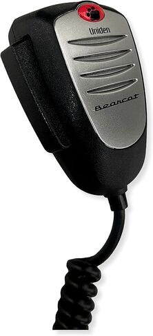 Uniden BMKG0637001 Model MK516 Rugged Bearcat CB Microphone; Wired; Standard 4-Pin; Black Color with Silver Front; Exact Same Model that Came with the Uniden PC68XL, PC68LTW, PC78XL and PC78LTW Radios in Saudi Arabia