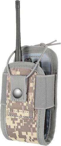 FRTKK Tactical Radio Holder Radio Holster Molle Radio Pouch Universal Radio Case Military Heavy Duty Radio Bag for Police Firefighter Two Ways Walkie Talkies Vest (Army green) in Kuwait