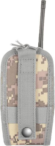 FRTKK Tactical Radio Holder Radio Holster Molle Radio Pouch Universal Radio Case Military Heavy Duty Radio Bag for Police Firefighter Two Ways Walkie Talkies Vest (Army green) in Kuwait