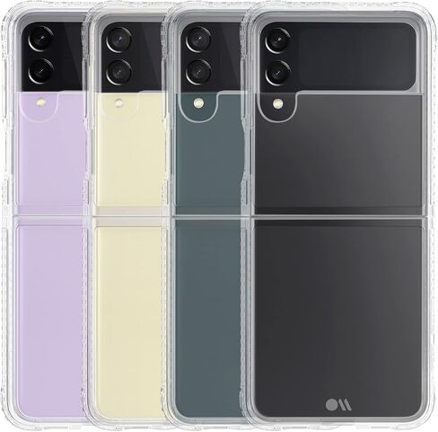 كيس مايت - تاف بلس - كفر سامسونج جالاكسي Z Flip 3 5G - 6.5 بوصة - شفاف in Kuwait