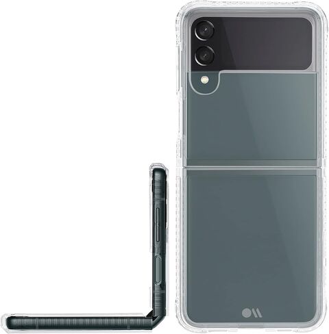 كيس مايت - تاف بلس - كفر سامسونج جالاكسي Z Flip 3 5G - 6.5 بوصة - شفاف in Kuwait