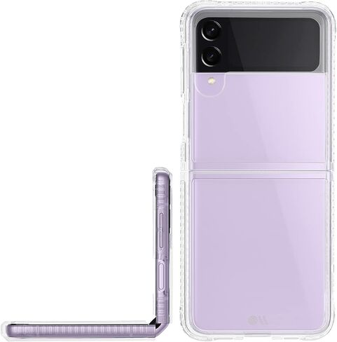 كيس مايت - تاف بلس - كفر سامسونج جالاكسي Z Flip 3 5G - 6.5 بوصة - شفاف in Kuwait