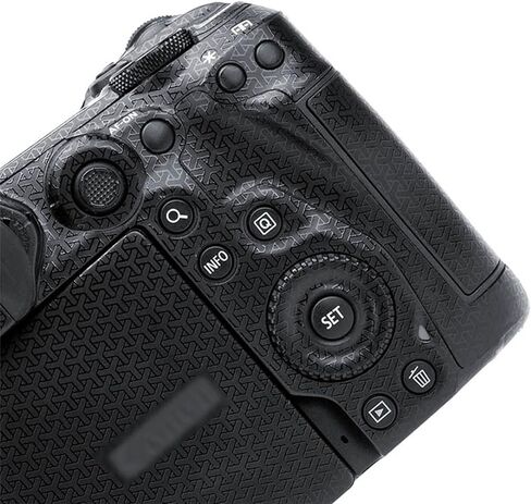 ملصق حماية لغطاء كاميرا Kiorafoto EOS R7، مضاد للخدش ومضاد للارتداء لحماية جسم كاميرا Canon EOS R7 - ألياف الكربون باللون الأسود in Saudi Arabia