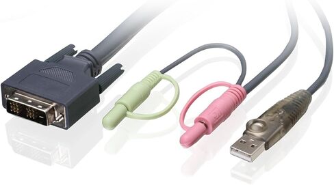 ايوجير كيبل كيه في ام USB DVI-D بطول 6 اقدام من سينغل لينك، G2L7D02U in Saudi Arabia