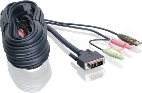 ايوجير كيبل كيه في ام USB DVI-D بطول 6 اقدام من سينغل لينك، G2L7D02U in Saudi Arabia