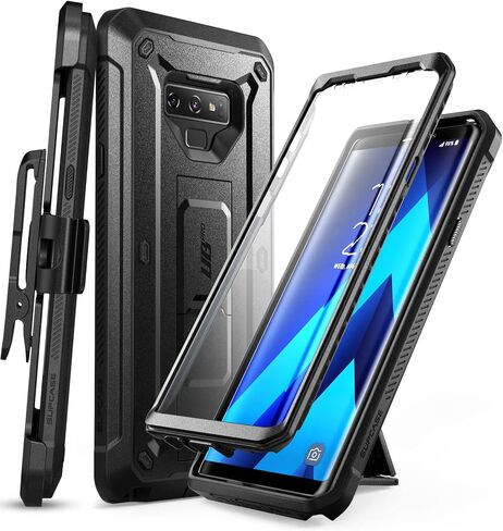 SUPCASE Unicorn Beetle PRO Series Phone Case for Samsung Galaxy Note 9, Full-Body Rugged Holster Case with Built-in Screen Protector for Samsung Galaxy Note 9 2018(White) in Saudi Arabia