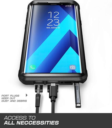 SUPCASE Unicorn Beetle PRO Series Phone Case for Samsung Galaxy Note 9, Full-Body Rugged Holster Case with Built-in Screen Protector for Samsung Galaxy Note 9 2018(White) in Saudi Arabia