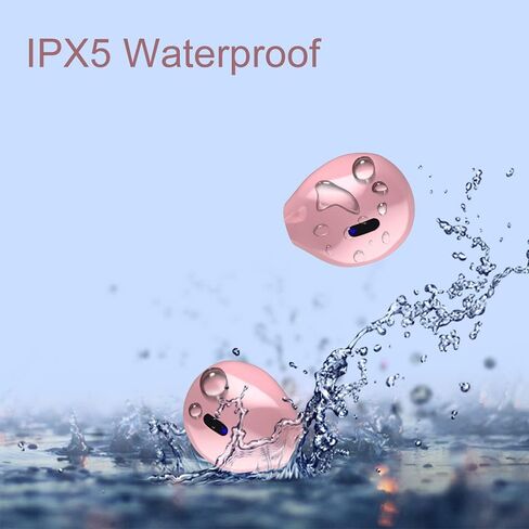 Invisible Mini Wireless Bluetooth Earbuds, Small Semi in-Ear Earbuds for Work & Daily Use, Touch Control, Lightweight for Music & Audiobooks in Kuwait