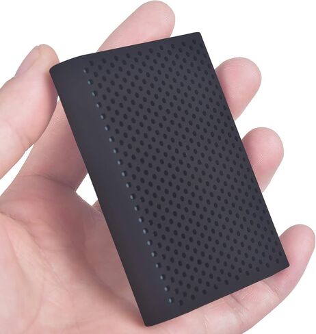 حافظة Rancco لهاتف Samsung T5/ T3 SSD، قطعتان من Samsung T5 T3 T1 المحمولة (250G 500G 1T 2T) USB 3.1 حافظة تخزين واقية لمحركات الأقراص الصلبة الخارجية، مضادة للخدش، مقاومة للصدمات، رفيعة للغاية، 3x2.4x0.45 بوصة in Kuwait