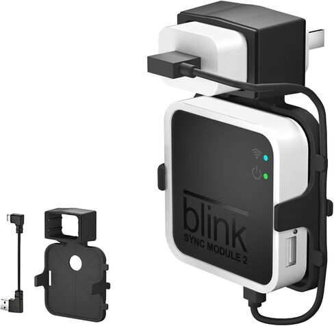 HOLACA Outlet Wall Mount Hanger Holder Stand for Blink Sync Module,Bracket Holder for Blink XT Blink XT2 Outdoor and Indoor Security Camera with Easy Mount and No Messy Wires or Screws(2 Pack) in Saudi Arabia