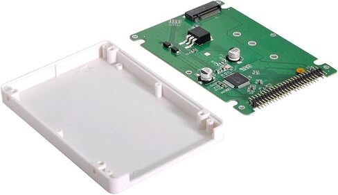 NFHK mSATA Mini PCI-E SATA SSD to 2.5 inch IDE 44pin Notebook Laptop Hard Disk case Enclosure White in Saudi Arabia
