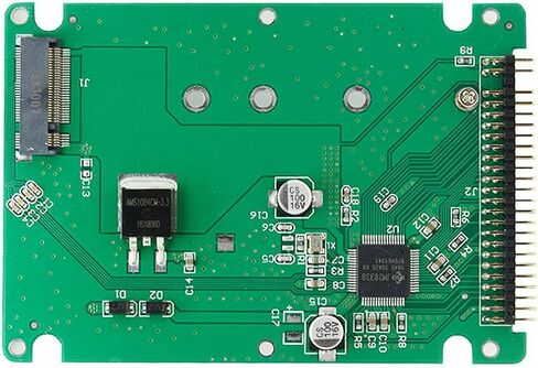 NFHK mSATA Mini PCI-E SATA SSD to 2.5 inch IDE 44pin Notebook Laptop Hard Disk case Enclosure White in Saudi Arabia