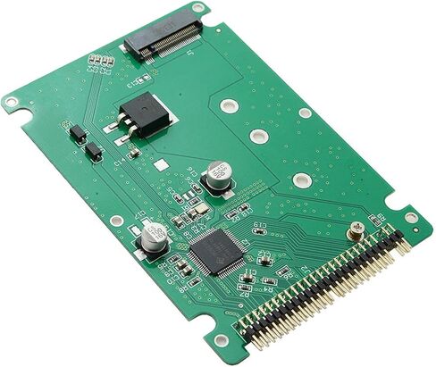 NFHK mSATA Mini PCI-E SATA SSD to 2.5 inch IDE 44pin Notebook Laptop Hard Disk case Enclosure White in Saudi Arabia