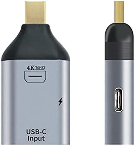 كابل NFHK 100 واط 10 جيجابت في الثانية ومصدر USB-C من النوع C أنثى إلى منفذ عرض صغير DP Sink HDTV ومحول طاقة PD 4K 60 هرتز 1080 بكسل للهاتف والكمبيوتر المحمول in Kuwait