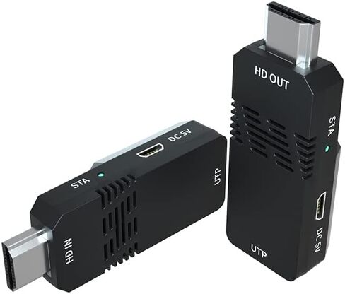 بوايتك موسع HDMI بطول 165 قدم وصوت وفيديو 1080P فوق كات 5 كات 6، كابل ايثرنت لنقل اشارة بدون فقدان محول HDMI لمسافات طويلة in Kuwait