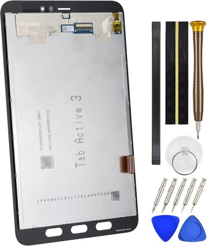 LCD Screen Replacement for Samsung Galaxy Tab Active3 SM-T575 Black in Saudi Arabia