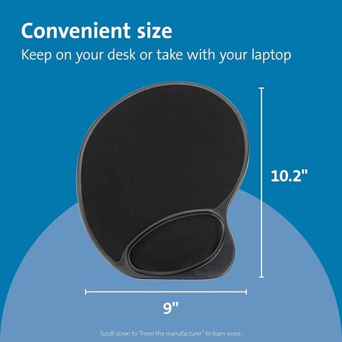 Kensington Memory Foam Mouse Wrist Pillow (KMW62817) in Saudi Arabia