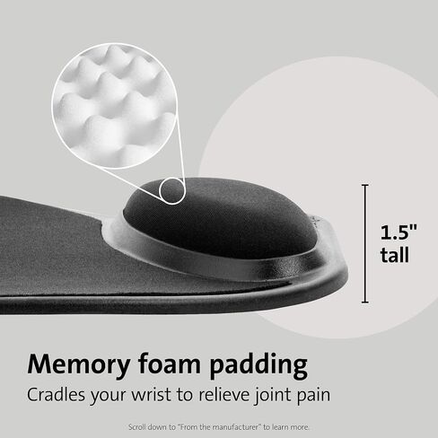 Kensington Memory Foam Mouse Wrist Pillow (KMW62817) in Saudi Arabia