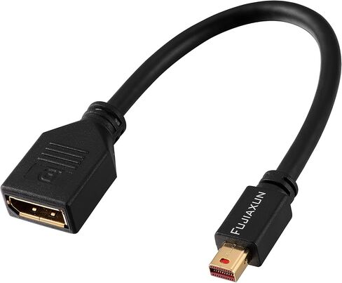 منفذ عرض صغير ذكر الى منفذ عرض انثى كالبي 8 انش (20 سم)، كيبل ميني دي بي ذكر الى دي بي انثى 1.2 (4K@60Hz، 2K@144Hz)، كيبل تمديد ميني DP(M) الى DP(F) in Kuwait