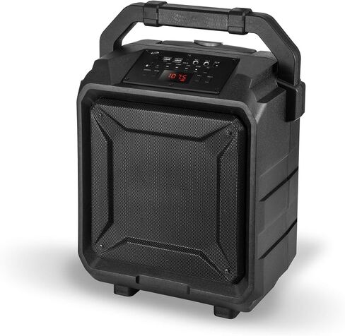 اي ليف مكبر صوت لاسلكي للباب الخلفي للحفلات ISB659B، مع بطارية مدمجة قابلة لاعادة الشحن وعجلات دوارة، اسود in Kuwait