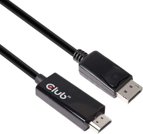 Club 3D CAC-1082 DisplayPort 1.4 to HDMI 2.0B HDR Cable, Male-Male 2 Meter/6.56 Feet in Saudi Arabia