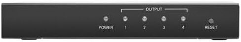 Tripp Lite HDMI Splitter, 4 Port 1 in 4 out Splitter, 4K Audio Video, DVI Compatible, HDCP 1.3, 4K x 2K (B118-004-UHD) in Saudi Arabia