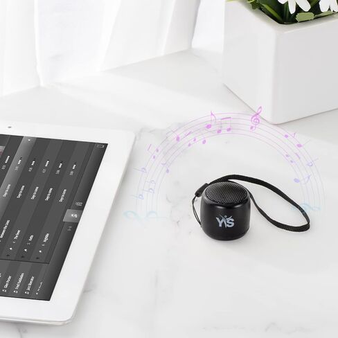 Best Mini Portable Bluetooth Speaker with HD Sound & Bass I Smallest Wireless Bluetooth Speakers for Phone/PC/Tablet I Photo Selfie Button Answer Phone Calls I Cute Tiny Speaker in Kuwait
