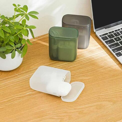 ANNEBAZAAR 2PCS Dustproof Portable Cable Storage Transparent Box for Cable Wire Organizer (Gray) in Saudi Arabia