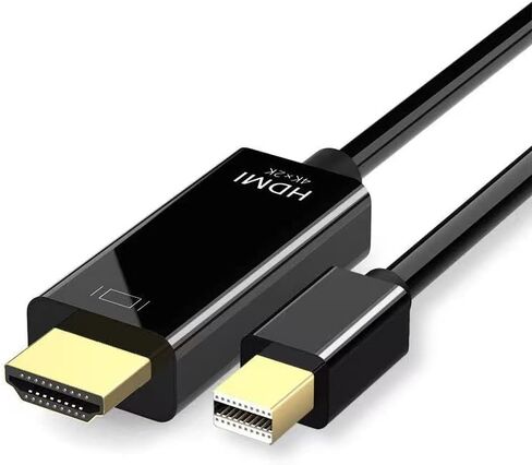 كيبل منفذ عرض ميني دي بي الى HDMI بطول 1.8 متر من ال كيه بوكسيت، كيبل منفذ عرض 4 كيه 1.4 ميني ديسبلاي بورت الى كيبل ديسبلاي بورت كيبل دي بي in Kuwait