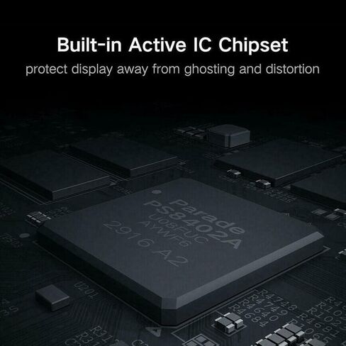 كيبل منفذ عرض ميني دي بي الى HDMI بطول 1.8 متر من ال كيه بوكسيت، كيبل منفذ عرض 4 كيه 1.4 ميني ديسبلاي بورت الى كيبل ديسبلاي بورت كيبل دي بي in Kuwait