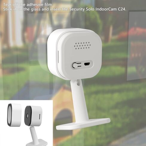 حزمة من 2 حامل نافذة Teccle لكاميرا Eufy Security الداخلية C24 C120، من خلال النافذة استخدم كاميرا Eufy الداخلية، بدون انعكاسات داخلية in Kuwait