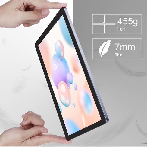 C idea 10 inch Tablet,Android 12.0 Big Smart Tablet 6GB+64GB Storage 5MP+8MP Cameras 6000mAh Long Time Battery 800x12800 Scratch-Resistant IPS HD Touchscreen Tablet PC (Grey) in Kuwait