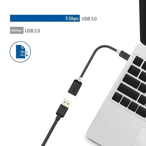 كابل Matters محول USB C إلى USB 6 بوصات (محول USB إلى USB C، محول USB-C إلى USB 3.0، USB C OTG) باللون الأسود in Saudi Arabia