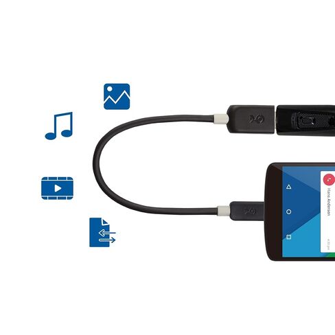 كابل Matters محول USB C إلى USB 6 بوصات (محول USB إلى USB C، محول USB-C إلى USB 3.0، USB C OTG) باللون الأسود in Saudi Arabia