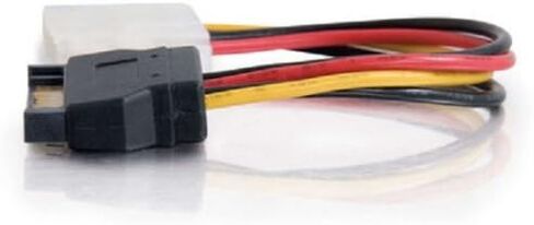 C2G 03164 One 5.25 Inch to One 3.5 Inch with One 5.25 Inch Internal Power Y-Cable, Multi-Color (10 Inch) (Pack of 2) in Kuwait