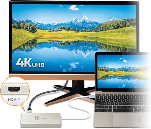 جيه 5 كريت قاعدة شحن USB 3.1 نوع سي صغيرة وظيفية بالكامل JCD376 مع USB 3.0، USB 2.0، HDMI، VGA، ايثرنت in Saudi Arabia