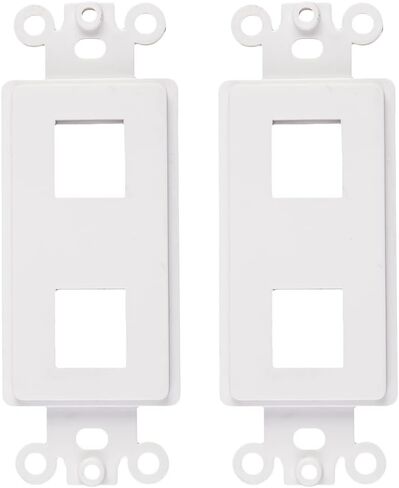 Chaosss &. Decorator Brush Passthrough, Brush Wall Plate Insert, 5 Pack White in Saudi Arabia