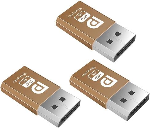 Woieyeks Displayport Dummy Plug، محاكي EDID لعرض الأشباح بدون رأس، DP Dummy Plug 4K (تناسب مقطوعة الرأس 1920x1080@60 هرتز/2560x1600@60 هرتز/3840x2160@17 هرتز) - 8 عبوات in Saudi Arabia