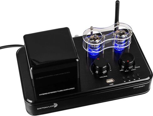 Dayton Audio HTA20BT Hybrid Stereo Tube Amplifier with Bluetooth 4.2 USB Aux in Headphone Sub Out in Saudi Arabia
