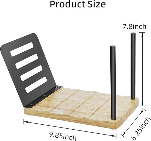 تااجي حامل أسطوانات الفينيل، حامل عرض خشبي من الفينيل لتخزين 40 الى 50 LP، حامل تسجيل فينيل مع بساط لاصق، اطارات ألبوم معدنية لسجلات الفينيل، اسود in Kuwait