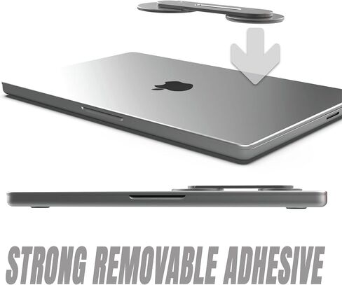حامل الكمبيوتر المحمول ICONIT Continuity Flip iPhone - حامل هاتف مغناطيسي نحيف يدور 180 درجة لأجهزة الكمبيوتر المحمولة والشاشات - ذراع مغناطيسي قابل للتعديل - متوافق مع iPhone 14/13/12 Plus Pro Max (رمادي) in Saudi Arabia
