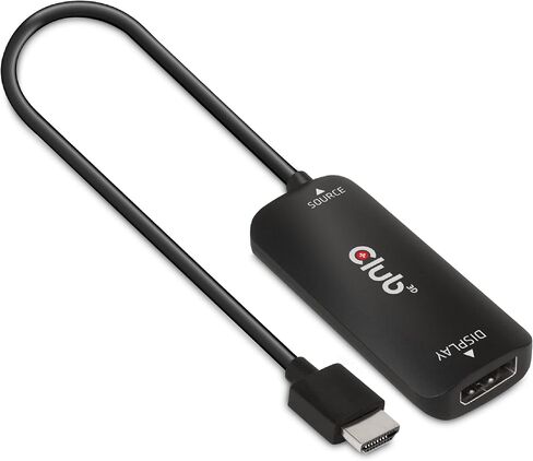 محول فيديو Club 3D HDMI إلى DisplayPort مع طاقة USB (محول HDMI 2.0 إلى Displayport) in Saudi Arabia