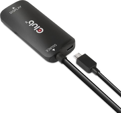 محول فيديو Club 3D HDMI إلى DisplayPort مع طاقة USB (محول HDMI 2.0 إلى Displayport) in Saudi Arabia