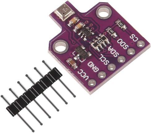 ACEIRMC BME680 مستشعر الضغط الرقمي لدرجة الحرارة والرطوبة لوحة القطع متوافقة مع Arduino Raspberry Pi ESP8266 3~5VDC BME680 (2 قطعة) in Kuwait