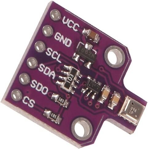 ACEIRMC BME680 مستشعر الضغط الرقمي لدرجة الحرارة والرطوبة لوحة القطع متوافقة مع Arduino Raspberry Pi ESP8266 3~5VDC BME680 (2 قطعة) in Kuwait