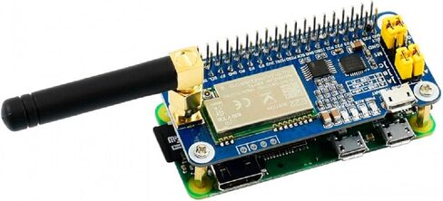 قبعة SX1262 LoRa لـ Raspberry Pi 915 ميجا هرتز لنقل البيانات بنطاق تردد يصل إلى 5 كيلومتر، تدعم التكرار التلقائي لنقل إيقاظ أطول على الراديو، مفتاح اتصال استشعار الناقل اللاسلكي in Kuwait