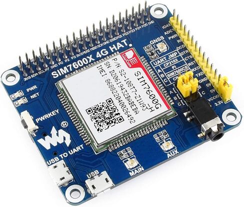 Waveshare SX1262 LoRa HAT لـ Raspberry Pi 915 ميجا هرتز لنقل البيانات بنطاق تردد يصل إلى 5 كيلومتر، يدعم التكرار التلقائي لنقل إيقاظ أطول على الراديو، مفتاح اتصال استشعار الناقل اللاسلكي in Saudi Arabia