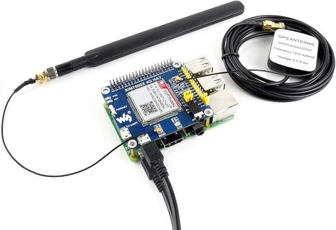 Waveshare SX1262 LoRa HAT لـ Raspberry Pi 915 ميجا هرتز لنقل البيانات بنطاق تردد يصل إلى 5 كيلومتر، يدعم التكرار التلقائي لنقل إيقاظ أطول على الراديو، مفتاح اتصال استشعار الناقل اللاسلكي in Saudi Arabia